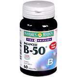 Nature's Bounty Vitamin B-50 Tablets Time Release - 60 TB