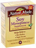 Nature Made Soy 50 mg Tablets - 30 Tablets