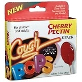 Cough Pops With Chelated Zinc, Cherry Pectin  - 8ea