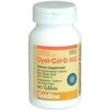 Goldline Oyst-Cal-D 500 Tablets - 60 Tab