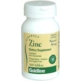 Goldline Zinc 50 mg Tablets - 100 Tab