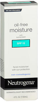 Neutrogena Oil-Free Moisture SPF15 Untinted - 4 Ounces