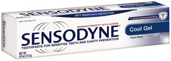 Sensodyne Anticavity Toothpaste for Sensitive Teeth, Maximum Strength, Cool Gel  - 4oz