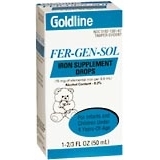 Goldline Fer-Gen-Sol Drops - 50 ML