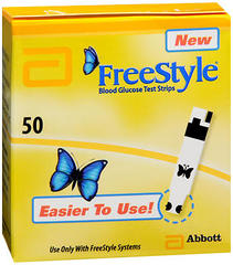 FreeStyle Test Strips, Glucose  - 50ea