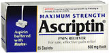 Ascriptin Caplets Maximum Strength - 85 Caplets
