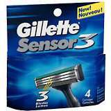 Gillette Sensor3 Cartridges 4-Pack - 4 EA