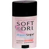 Soft & Dri Power Stripe Anti-Perspirant Deodorant Invisible Solid Kissed Peach - 2 OZ
