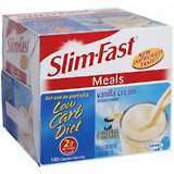 Slim-Fast Meals Low Carb Shakes 4-Pack 11-Ounce Cans Vanilla Cream - 44 OZ