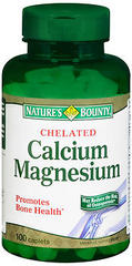 Nature's Bounty Calcium Magnesium Tablets - 100 Tab