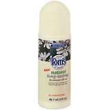 Tom's of Maine Natural Long-Lasting Deodorant Roll-On Unscented - 3 OZ