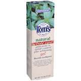 Tom's of Maine Whole Care Anticavity and Tartar Control Plus Whitening Gel Fluoride Toothpaste Peppermint - 5.5 OZ