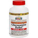21st Century Glucosamine Relief 1000 mg Caplets Maximum Strength - 240 TB