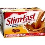 Slim-Fast Liquid 6-Pack Cappuccino Delight 4X6X11 Pack - 66 Ounces