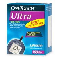 One Touch Test Strips  - 100 strips