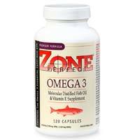 ZonePerfect Omega 3, Capsules  - 120ea