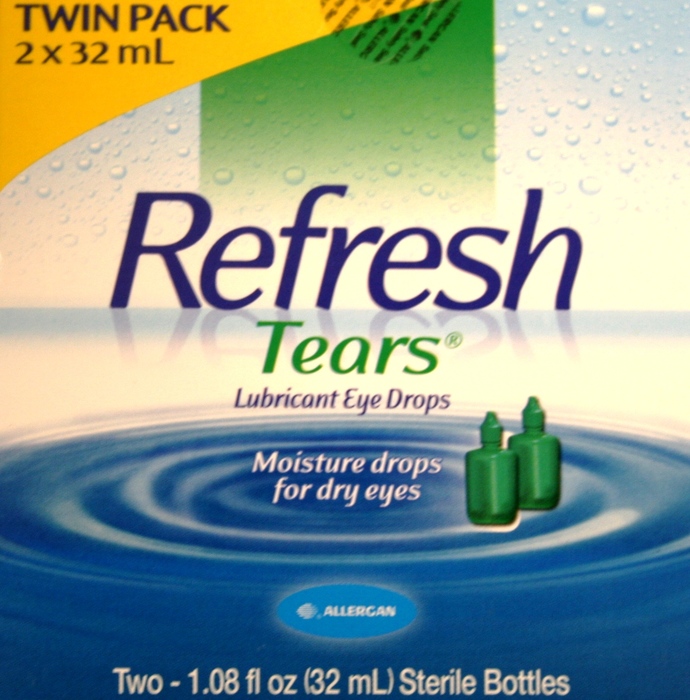 Refresh Tears Lubricant Eye Drops by Allergan Twin Pack - 2.16 Fl Oz