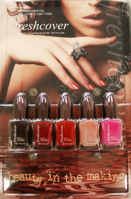 freshcover Salon Professional Formula 5 Nail Polish Gift Set - 5 Bottles
