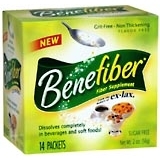 Benefiber Fiber Supplement, Flavor Free, Packets  - 14ea