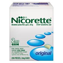 Nicorette® Gum Original Flavor 2 mg 200 Pieces