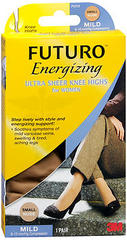 FUTURO Energizing Ultra Sheer Knee Highs For Women Small Nude Mild