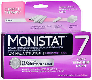 MONISTAT 7 Complete Therapy Vaginal Antifungal Combination Pack - 1 ...