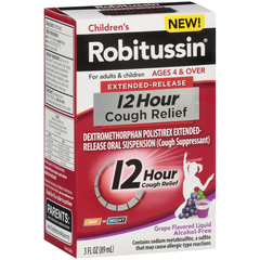 ROBITUS CHLD 12HR C GRAPE 3OZ - 3 OUNCE