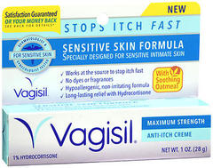 Vagisil Anti-Itch Creme Maximum Strength Sensitive Skin Formula - 1 OUNCE